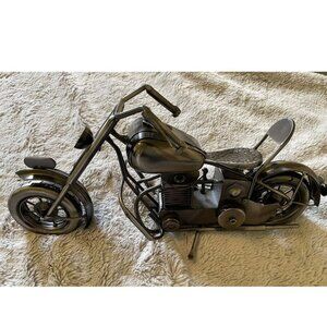Scrap Metal Motorcycle, Free Standing Chopper